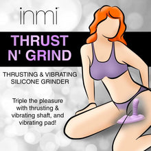 Load image into Gallery viewer, Thrust N' Grind Thrusting & Vibrating Silicone Grinder