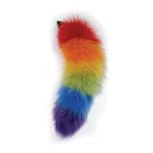 Load image into Gallery viewer, Rainbow Foxy Tail Butt Plug
