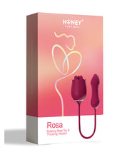 Load image into Gallery viewer, Rosa Rotating Rose & Thrusting Vibrator