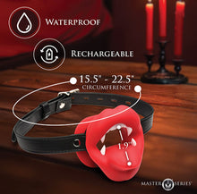 Load image into Gallery viewer, Vampire Vibrating Mouth Gag
