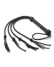 Load image into Gallery viewer, Leather Four Lash Whip