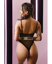 Load image into Gallery viewer, Vibes Fuck Off Mesh Playsuit