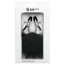 Load image into Gallery viewer, S&M Feathered Nipple Clamps