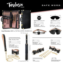 Load image into Gallery viewer, Temptasia Safe Word Bondage Kit With Black Suitcase