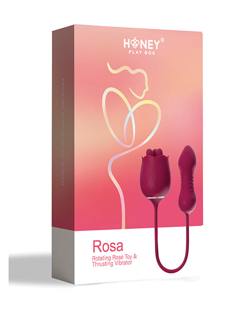 Rosa Rotating Rose & Thrusting Vibrator Kinkies Playhouse Rosa Rotating Rose & Thrusting Vibrator Kinkies Playhouse