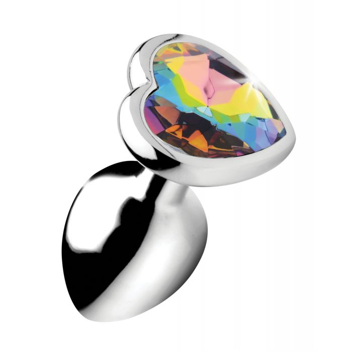 Booty Sparks Rainbow Prism Heart Anal Plug