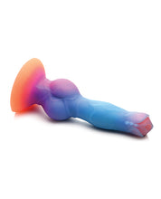 Load image into Gallery viewer, Kinkies Playhouse Creature Cocks Space Cock Silicone Alien Dildo - Glow in the Dark Side View 
