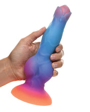 Load image into Gallery viewer, Creature Cocks Space Cock Silicone Alien Dildo - Glow in the Dark
