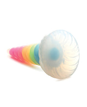Load image into Gallery viewer, Creature Cocks Uni Glow in the Dark Silicone Dildo - Rainbow
