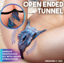 Load image into Gallery viewer, Creature Cocks Siren Snatch Silicone Strap-On
