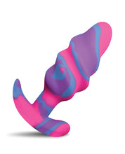 Load image into Gallery viewer, Creature Cocks Unicorn Swirl Silicone Butt Plug
