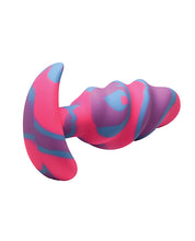 Load image into Gallery viewer, Creature Cocks Unicorn Swirl Silicone Butt Plug

