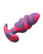 Load image into Gallery viewer, Creature Cocks Unicorn Swirl Silicone Butt Plug
