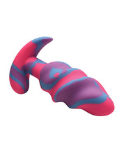 Load image into Gallery viewer, Creature Cocks Unicorn Swirl Silicone Butt Plug
