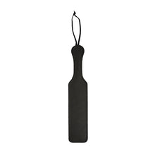 Load image into Gallery viewer, Leather Paddle w/Black Fur
